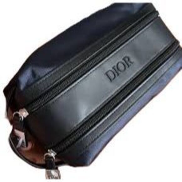 New Dior Navy Men’s Toiletry travel pouch - Picture 1 of 8